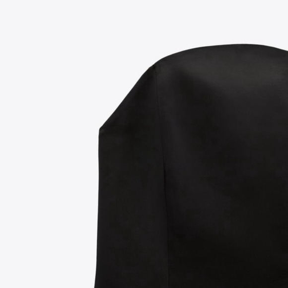 Zara Black SATIN Strapless BODYSUITNWT Size: M - Picture 9 of 9